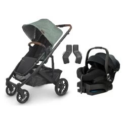 UPPAbaby Cruz V2 Travel System -Baby Haven Shop 120762 GN BK
