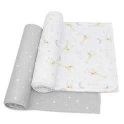 Living Textiles Jersey Wrap 2pk -Baby Haven Shop 126912