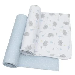 Living Textiles Jersey Wrap 2pk -Baby Haven Shop 126914