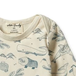 Wilson & Frenchy Organic Envelope Bodysuit Artic Blast -Baby Haven Shop 130285 1b521f4c 951b 4d11 a277 c008eb27df7c