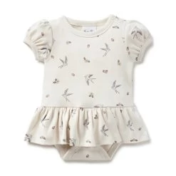 Aster & Oak Swallow Skirt Onesie