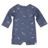 Toshi Swim Baby Onesie Long Sleeve Classic Whales