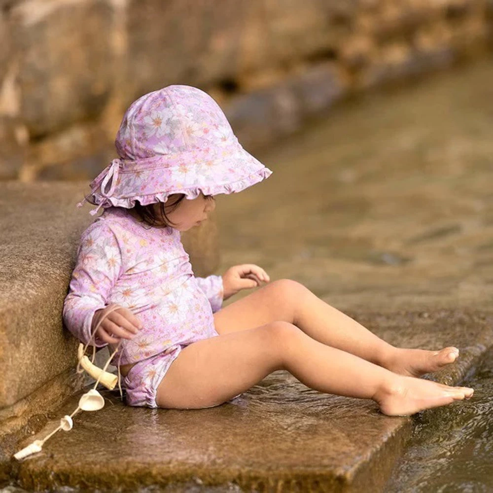 Toshi Swim Baby Bell Hat Classic Dahlia 5 Toshi Swim Baby Bell Hat Classic Dahlia - Image 5