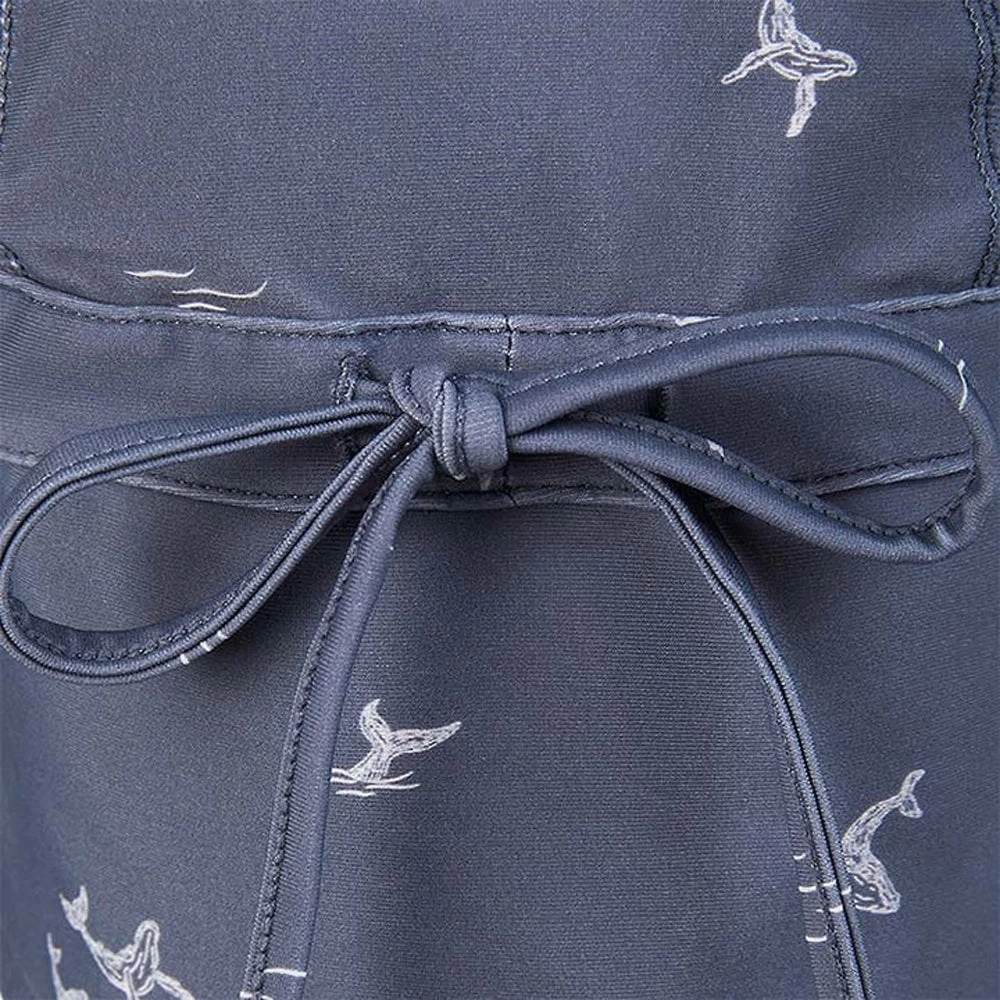 Toshi Swim Baby Flap Cap Classic Whales 3 Toshi Swim Baby Flap Cap Classic Whales - Image 3