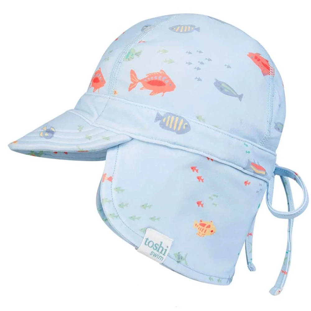 Toshi Swim Baby Flap Cap Classic Reef 1 Toshi Swim Baby Flap Cap Classic Reef