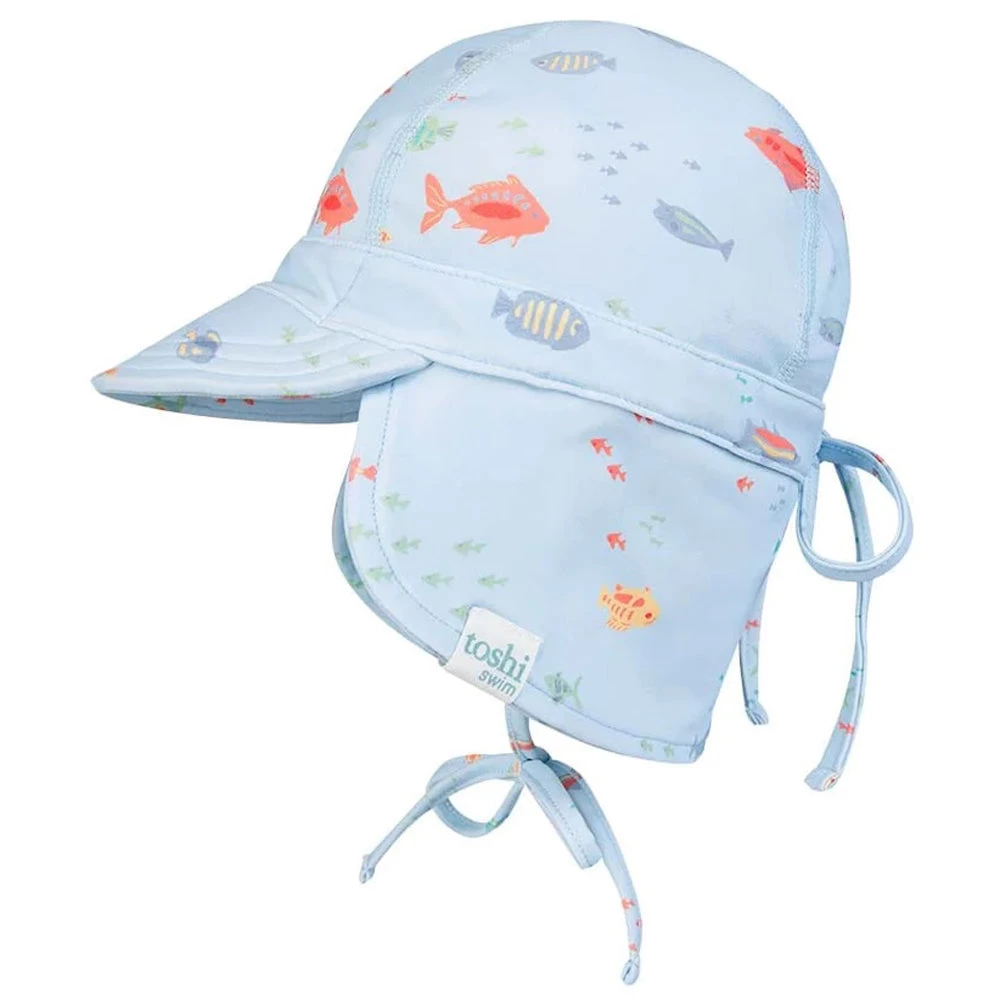 Toshi Swim Baby Flap Cap Classic Reef 2 Toshi Swim Baby Flap Cap Classic Reef - Image 2