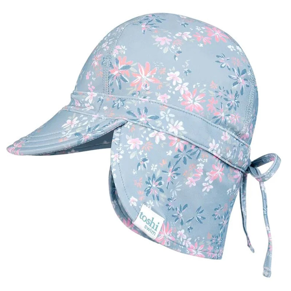 Toshi Swim Baby Flap Cap Classic Athena Dusk 1 Toshi Swim Baby Flap Cap Classic Athena Dusk