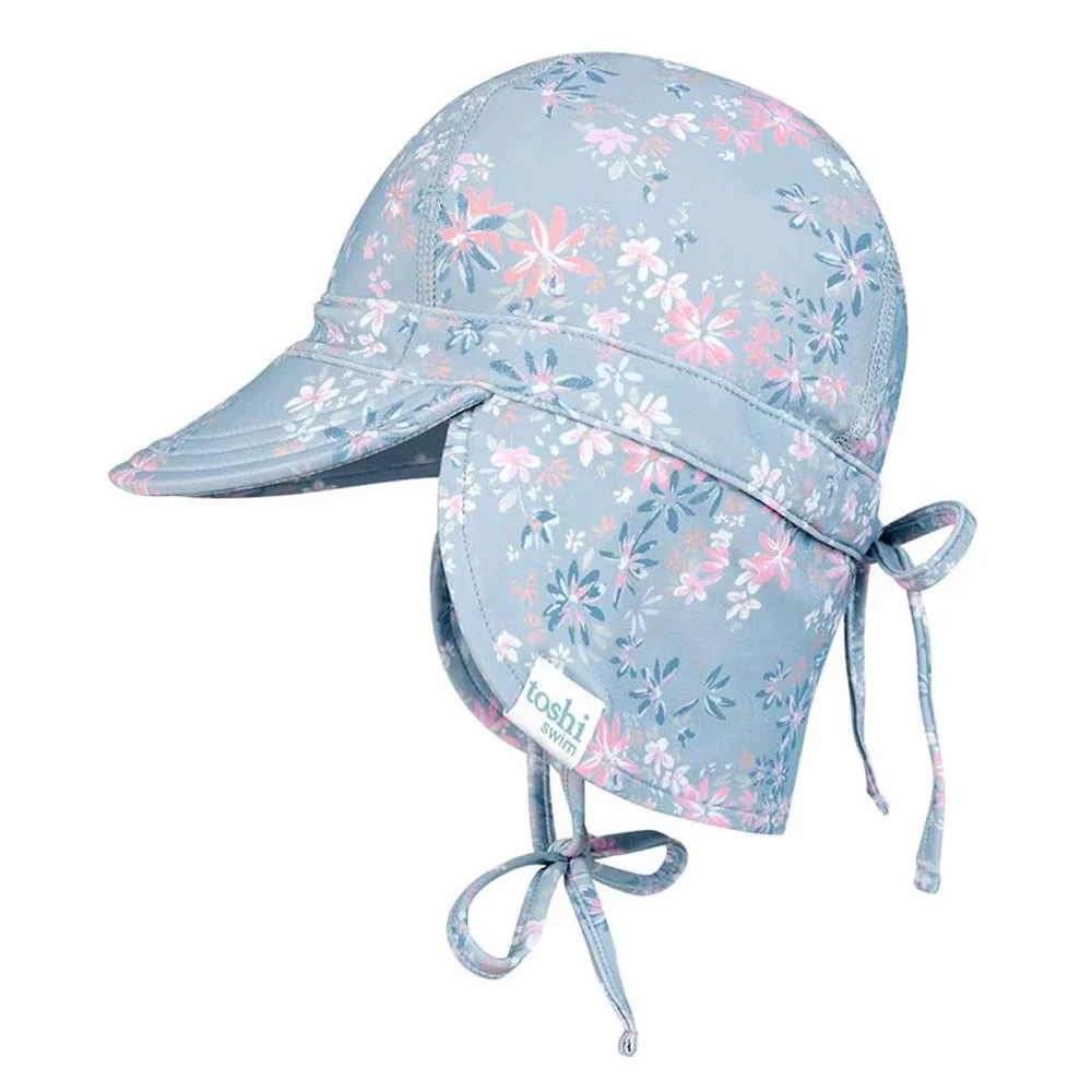 Toshi Swim Baby Flap Cap Classic Athena Dusk 2 Toshi Swim Baby Flap Cap Classic Athena Dusk - Image 2